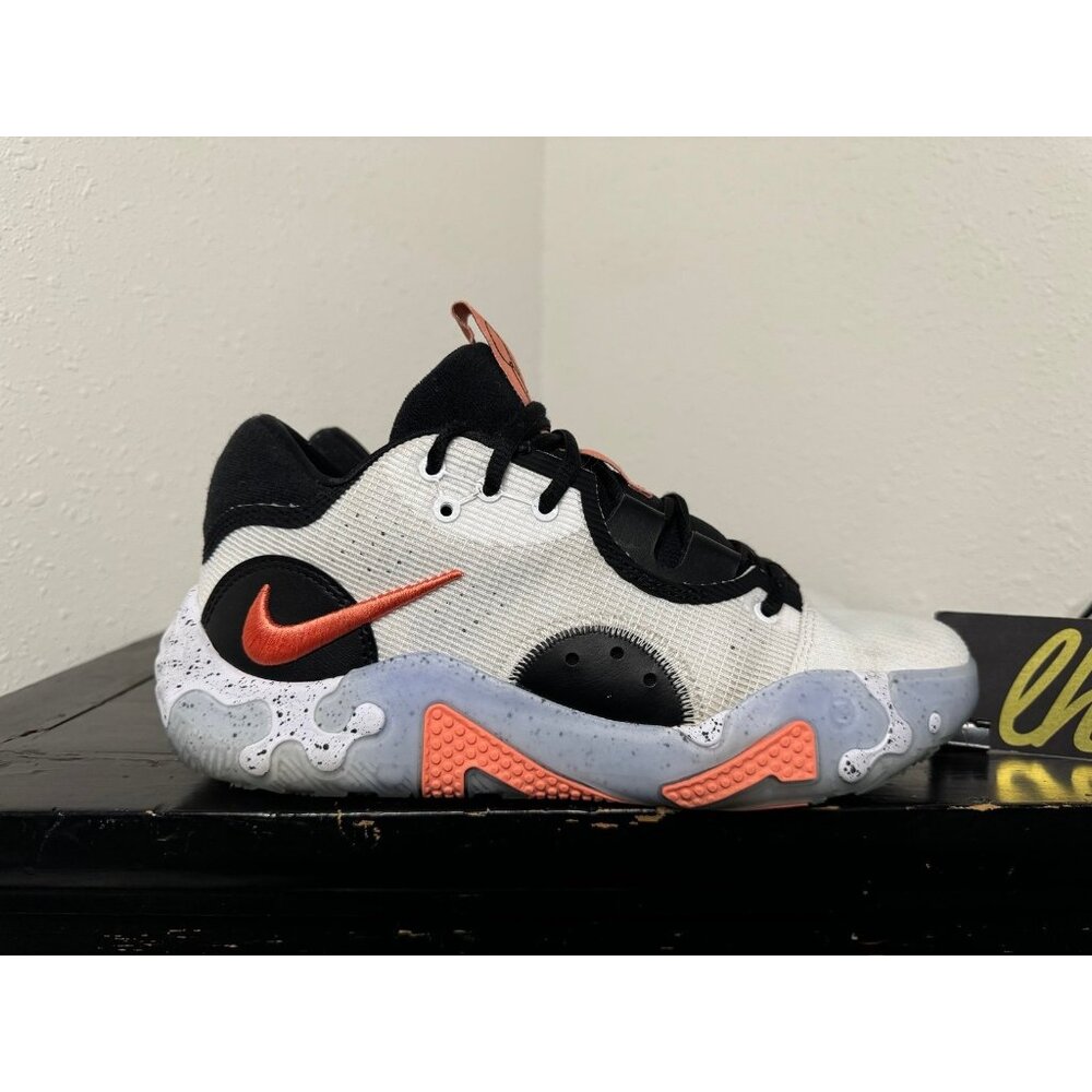 Mens 7.5 Nike Paul George PG 6 “Fluoro” Athletic Basketball Sneakers DH8447-100